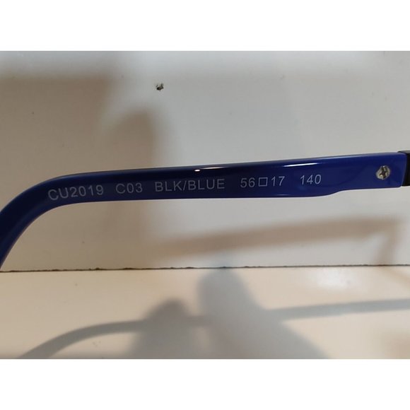 Champion Elite Eyeglasses Frames Only CU2019 C03 Black Blue 56-17-140 - Picture 6 of 6